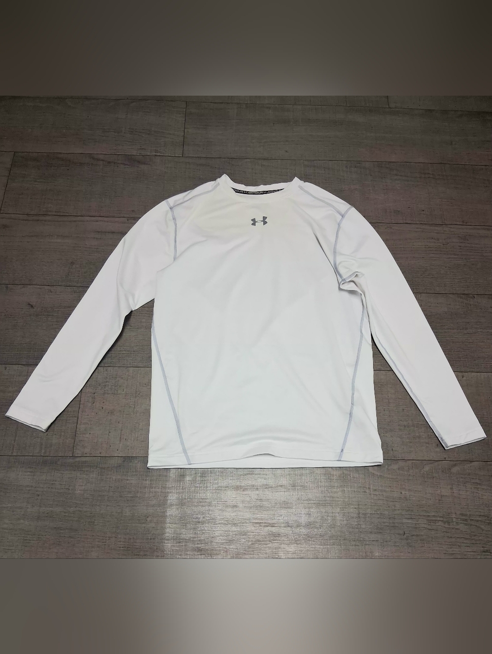 Under Armour Cold Gear Men’s Long Sleeve Compression T Shirt - White